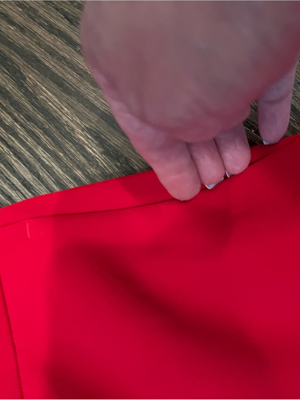 Ann Taylor Red Tailored Pants Wide leg high waist, Brand new w/ tag Size 14 - Picture 7 of 11